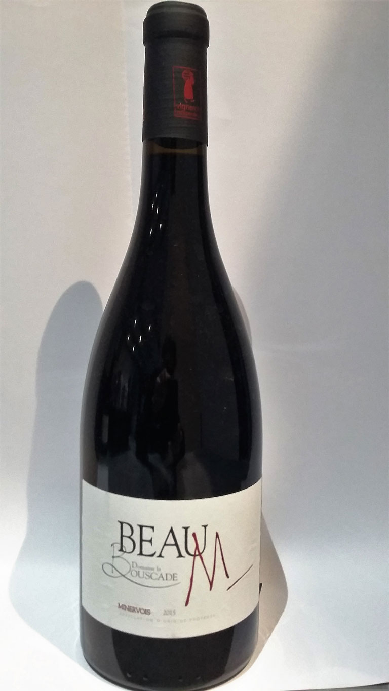 Vin Rouge Beau Minervois Domaine de la Bouscade